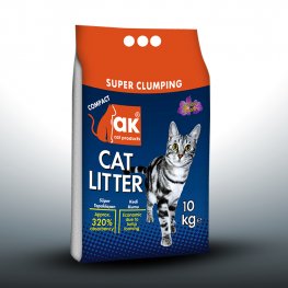 Klaspet | Lavanta Kokulu İnce ve Kalın Taneli Kedi Kumu