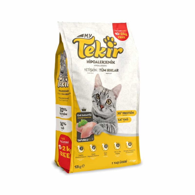 Mamalarımız | Tekir | Tekir Tavuklu Yetişkin Kedi Maması