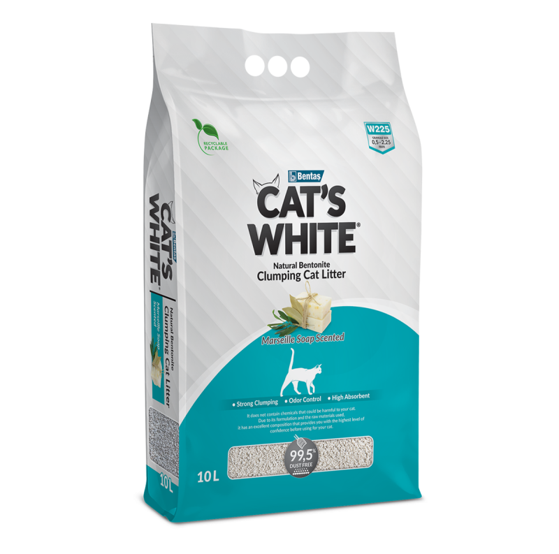 Klaspet | Cat's White Sabun Kokulu Kedi kumu