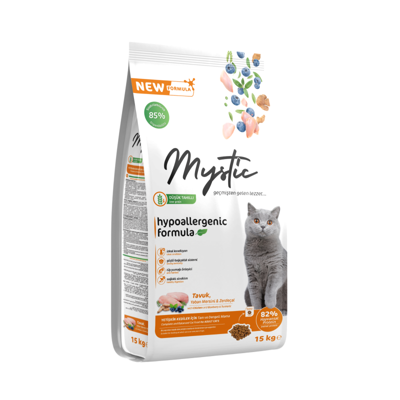 Klaspet | Mystic Tavuklu Yetişkin Kedi Maması