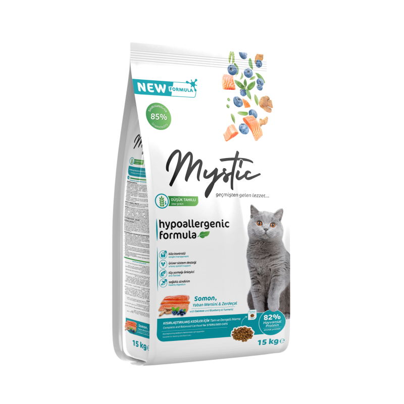 Klaspet | Mystic Somonlu Kısırlaştırılmış Kedi Maması